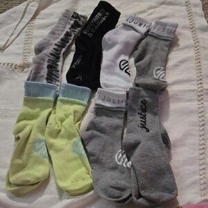 Lot Of Justice Girls Crew Socks
